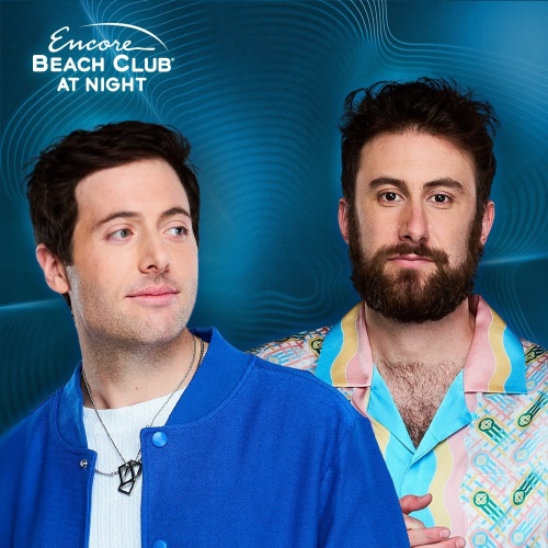 Two Friends - Encore Beach Club At Night