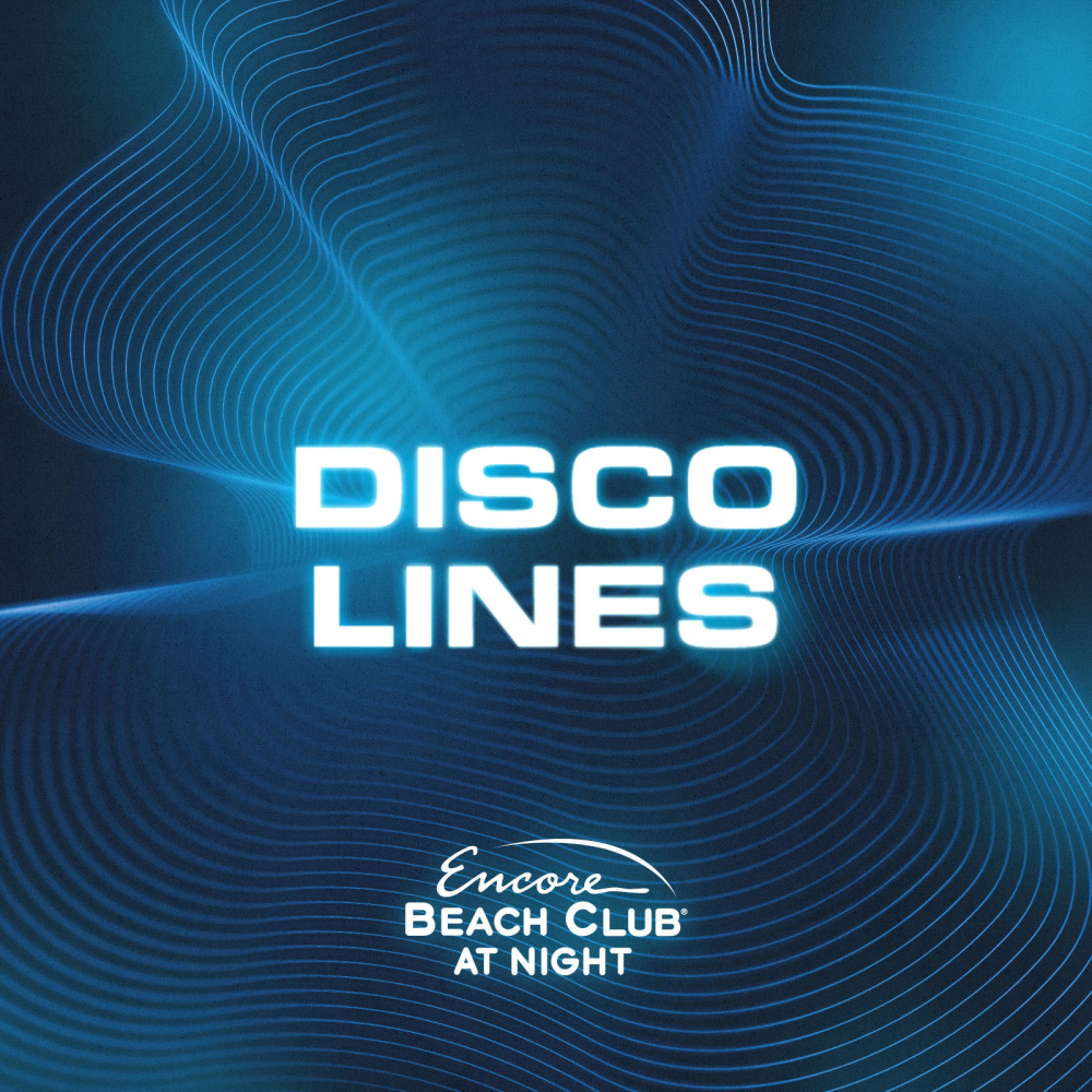 Disco Lines at Encore Beach Club At Night Las Vegas thumbnail