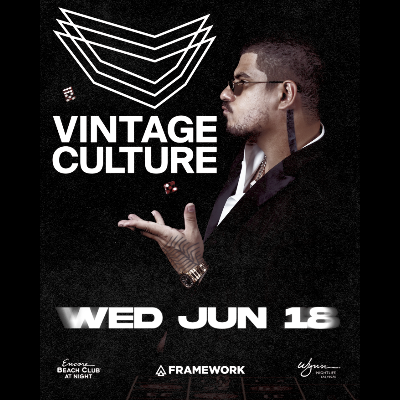Vintage Culture, Wednesday, June 18th, 2025