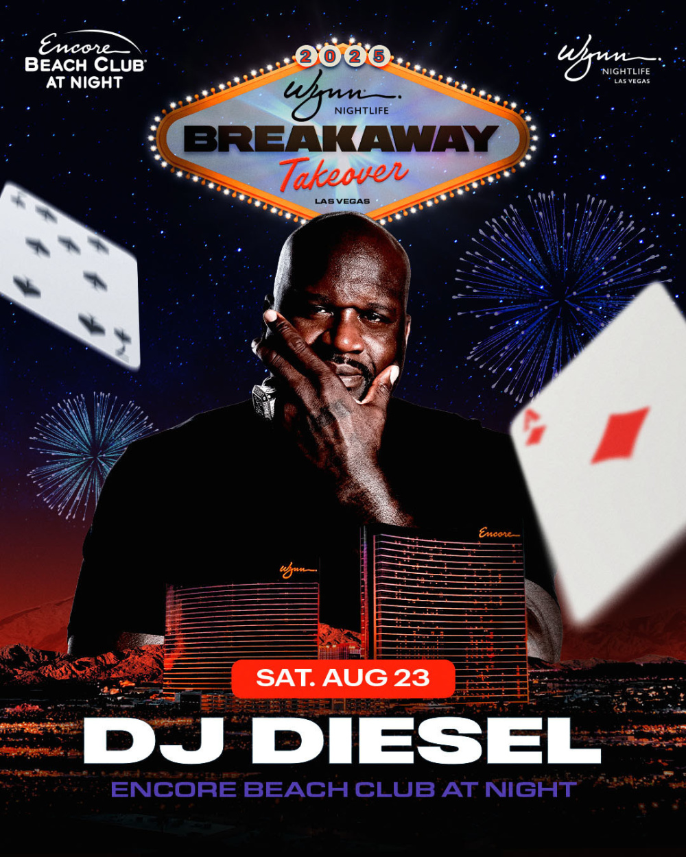DJ Diesel at Encore Beach Club At Night Las Vegas thumbnail
