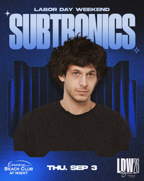 Subtronics - Encore Beach Club At Night