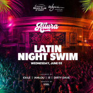 Flyer: Altura Presents Latin Night Swim