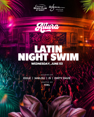 Flyer: Altura Presents Latin Night Swim