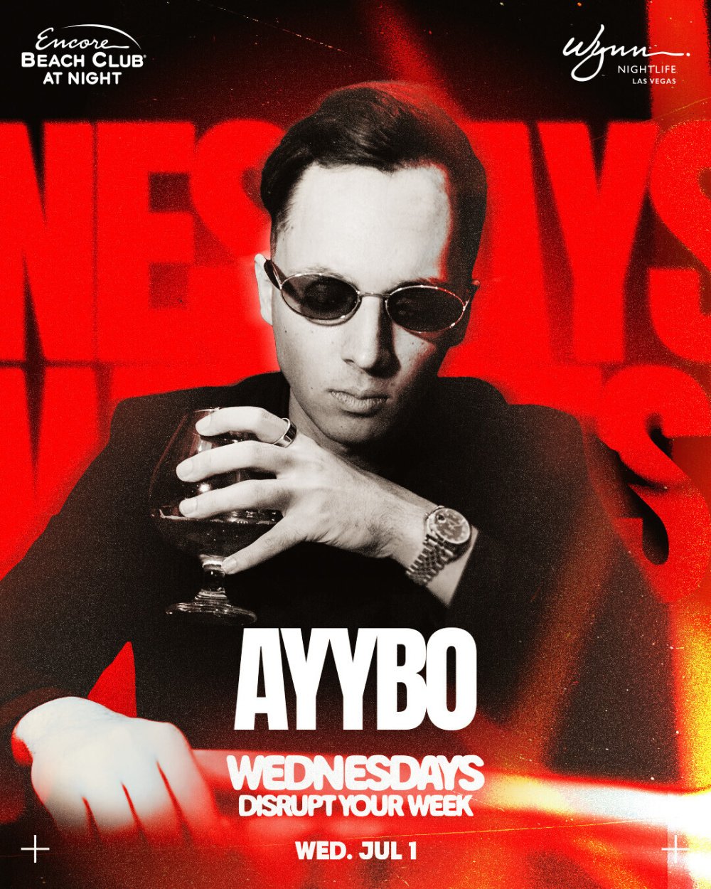 AYYBO at Encore Beach Club At Night Las Vegas thumbnail