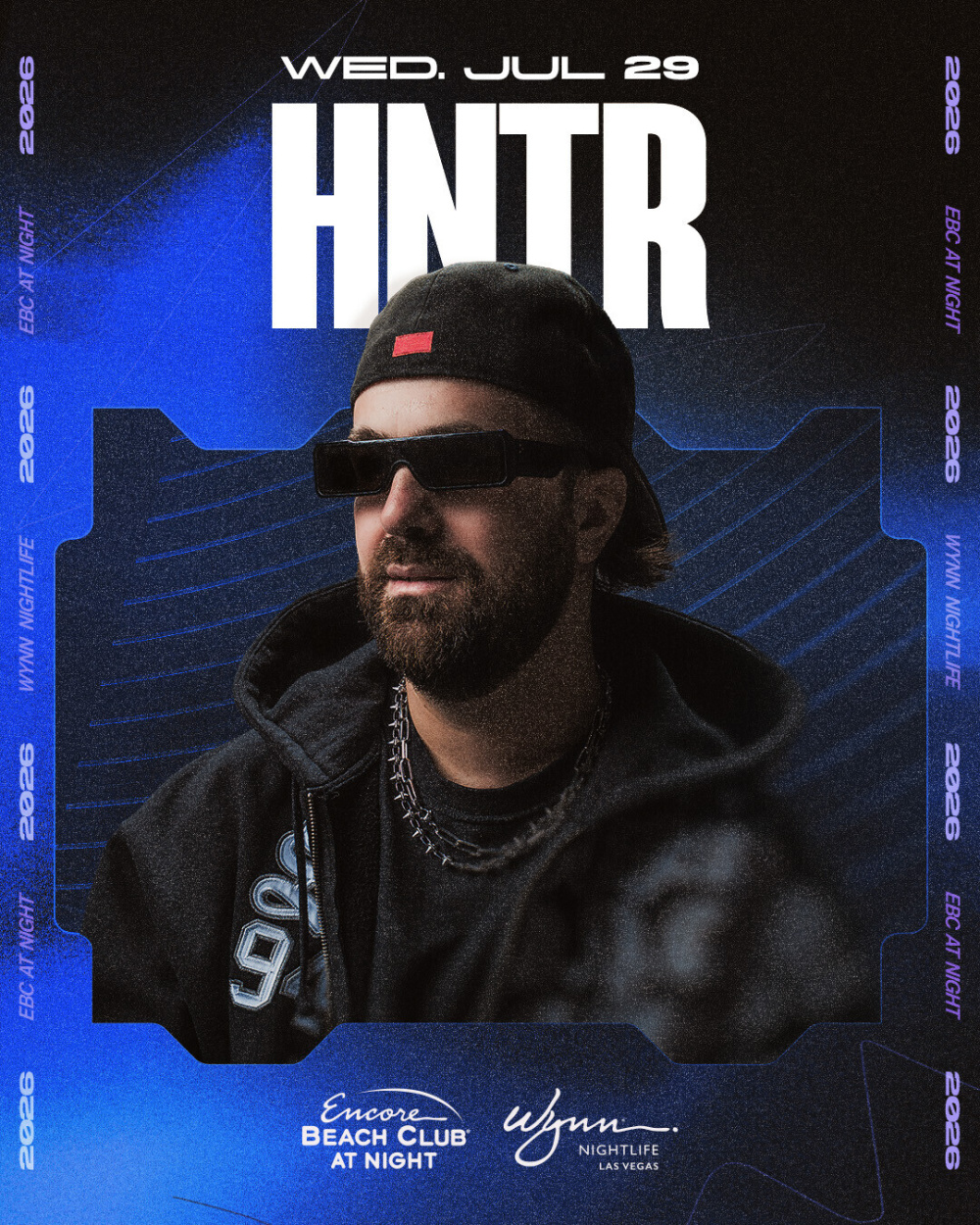 HNTR at Encore Beach Club At Night Las Vegas thumbnail