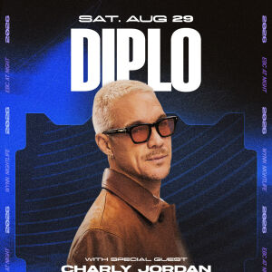 Diplo with Special Guest Charly Jordan, Saturday, August 29th, 2026