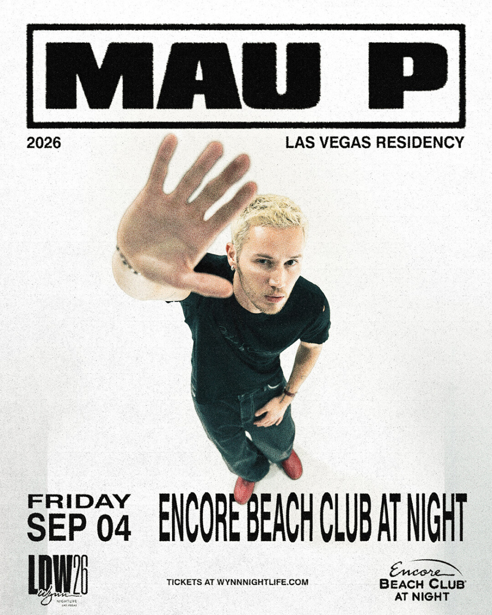 Mau P at Encore Beach Club At Night Las Vegas thumbnail
