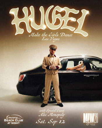Hugel with Special Guest Alec Monopoly event artwork