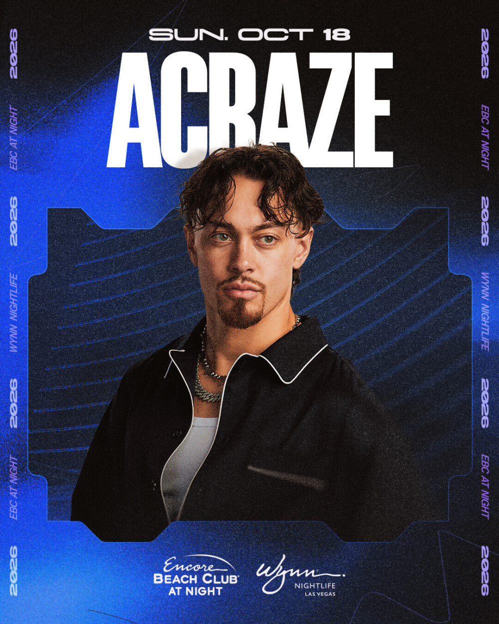 Acraze at Encore Beach Club At Night Las Vegas thumbnail