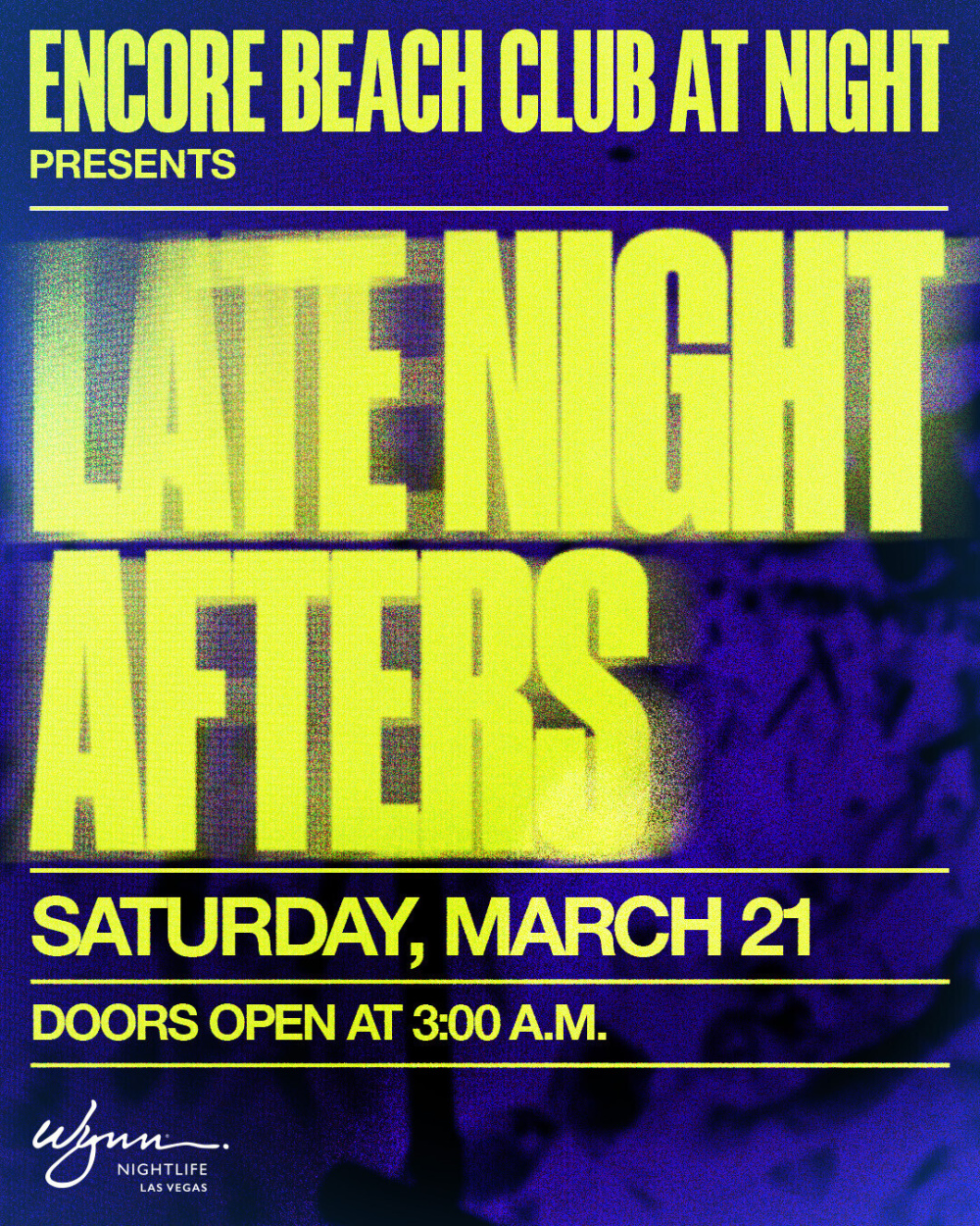 Late Night Afters at Encore Beach Club At Night Las Vegas thumbnail