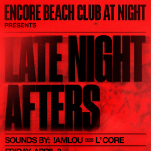 Flyer: Late Night Afters