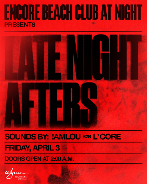 Late Night Afters - Flyer