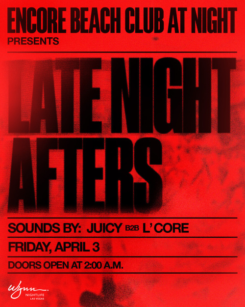 Late Night Afters - Flyer