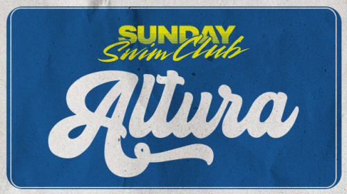 Altura - Sunday Swim Club - Flyer