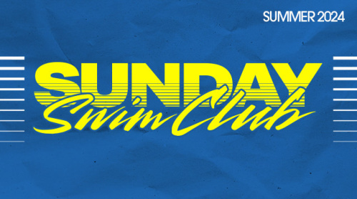 LIV Beach - Sunday Swim Club - Flyer