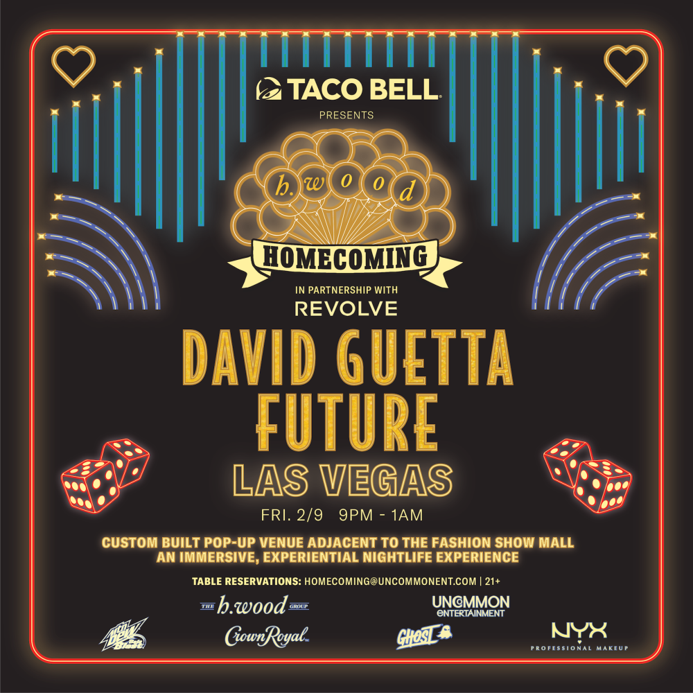 h.wood Homecoming 2024 - David Guetta & Future at Custom Venue Across from Wynn Las Vegas thumbnail