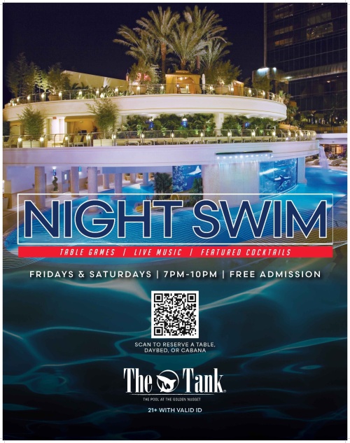 Saturday Night Swim - Flyer