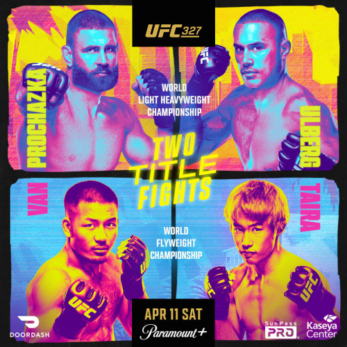 UFC 327 Viewing - Flyer