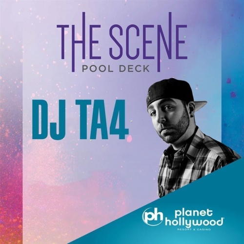 Sundays with DJ TA4 @ The Scene Pool Deck - Flyer