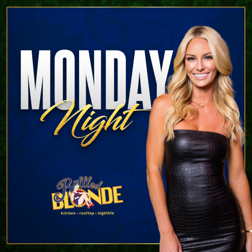 Monday's at Bottled Blonde - Flyer