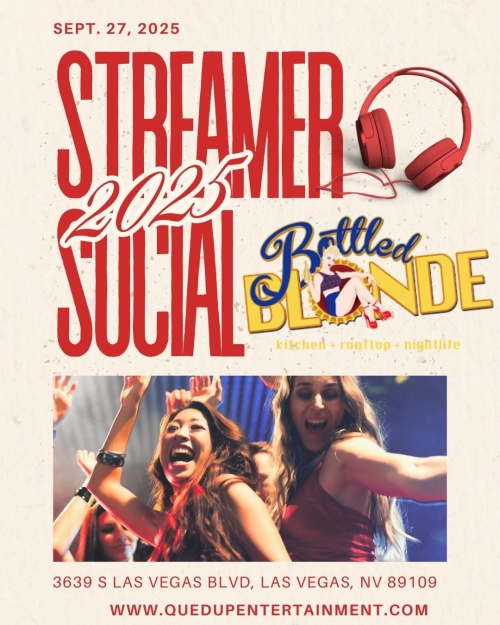 Streamer Social 2025 - Flyer