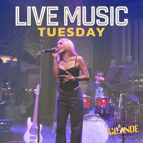 Tuesday Nights at Bottled Blonde - Flyer