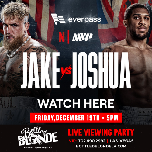 Jake Paul vs Anthony Joshua - Flyer