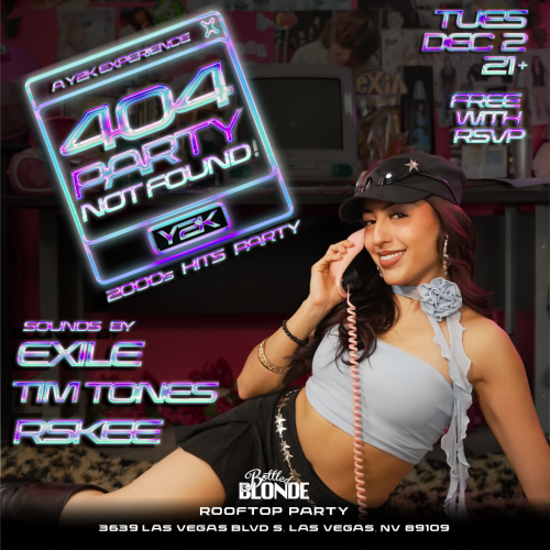 404 Party Not Found - Flyer