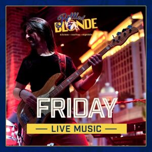 Flyer: Friday Nights at Bottled Blonde