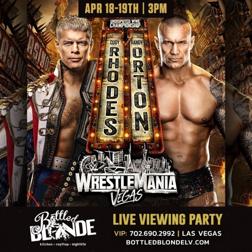 Wrestlemania + Live Music Sundays - Flyer
