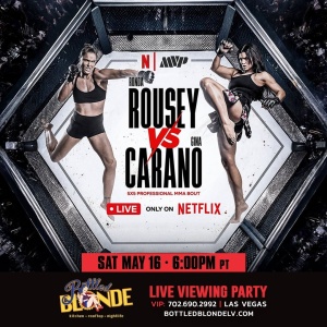 Flyer: Roussey Vs Carano Watch Party