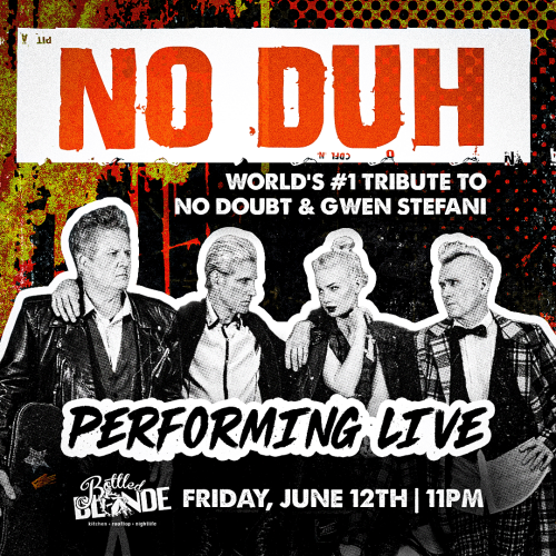 Friday Nights at Bottled Blonde with No Duh Performing Live - Flyer