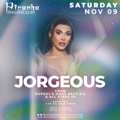 Flyer: JORGEOUS from RPDR