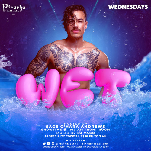 WET WEDNESDAYS - Flyer