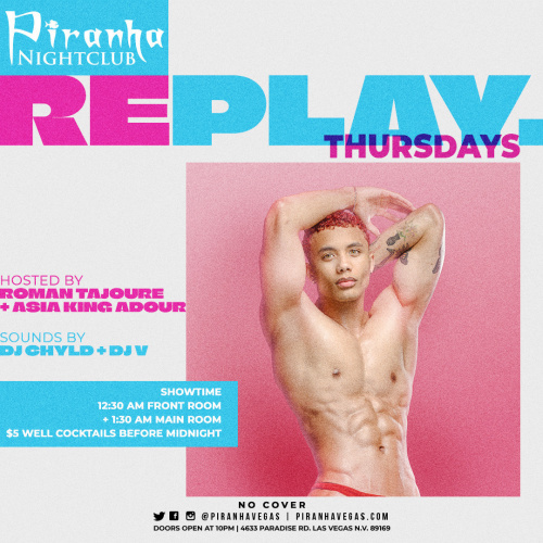 REPLAY THURSDAYS - Flyer