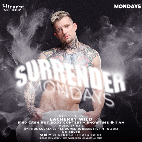 SURRENDER MONDAYS - Flyer