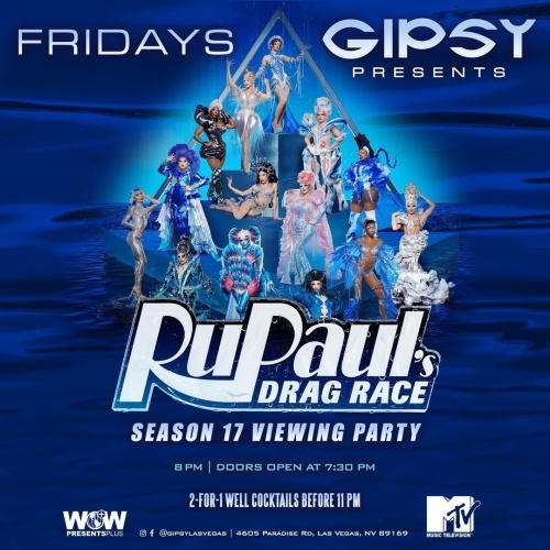 Drag Race Viewing Party - Flyer