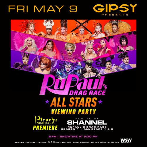 RuPauls Drag Race All Stars Viewing Party - Flyer