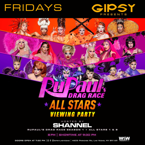 RuPauls Drag Race All Stars Viewing Party - Flyer