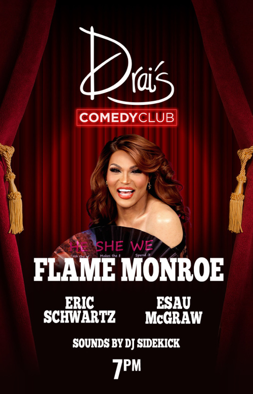 Flame Monroe Early Show - Flyer