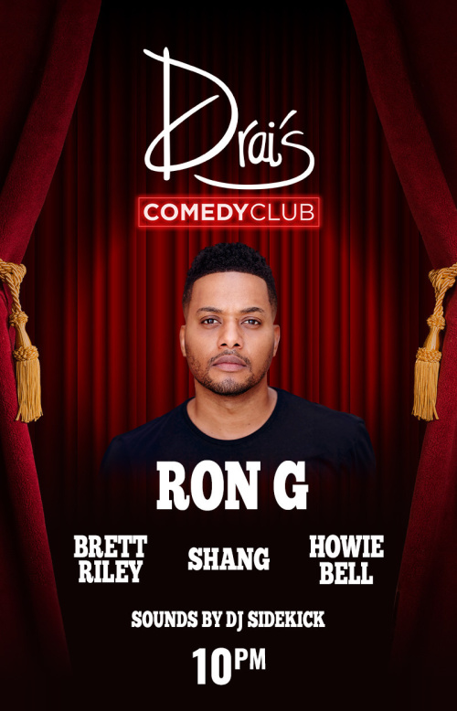 Ron G Late Show - Flyer