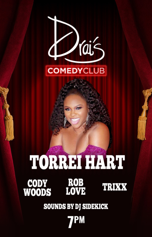 Torrei Hart Early Show - Flyer