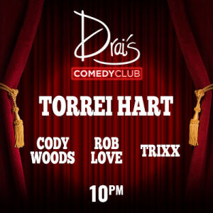 Flyer: Torrei Hart Late Show