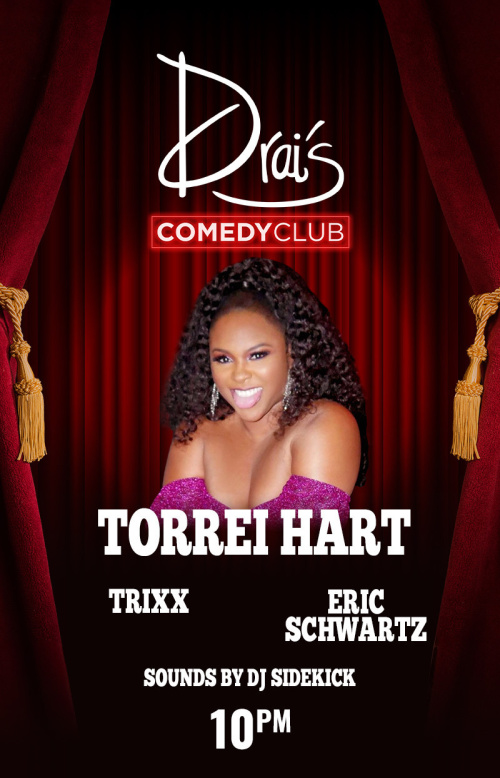 Torrei Hart Late Show - Flyer