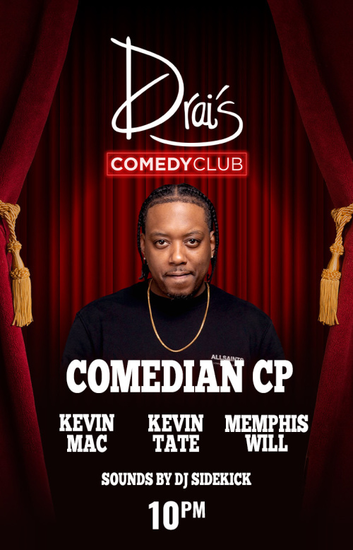 Comedian CP Late Show - Flyer