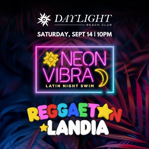 Flyer: NEON VIBRA: REGGAETON LANDIA