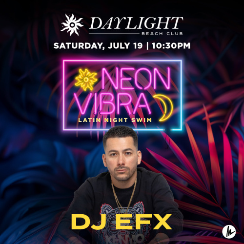 NEON VIBRA - DJ EFX - Flyer