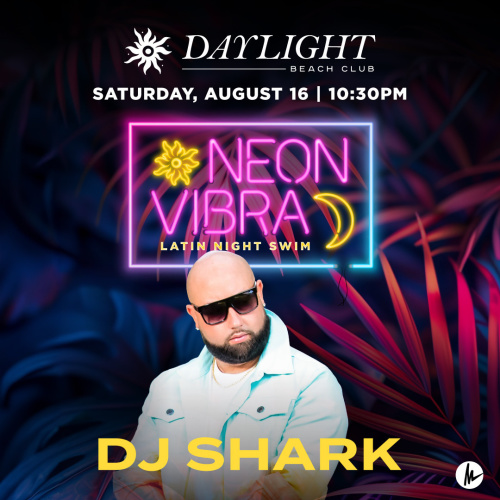 NEON VIBRA - DJ SHARK - Flyer