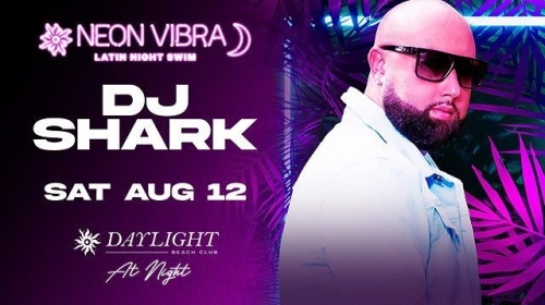 Flyer: NEON VIBRA: DJ SHARK