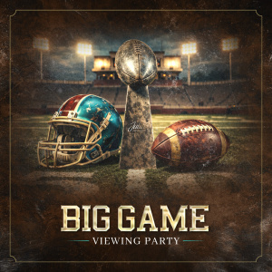 Flyer: Super Bowl / Early Seating 2pm - 9pm